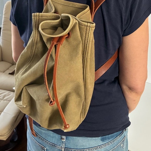 Madewell Cotton Canvas Bag / Backpack - Picture 13 of 13